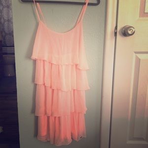 Hollister ruffle cross back dress